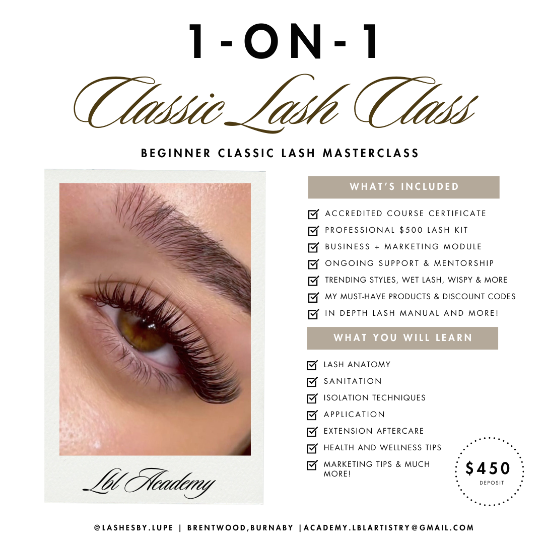 Classic Lash Masterclass - In person course