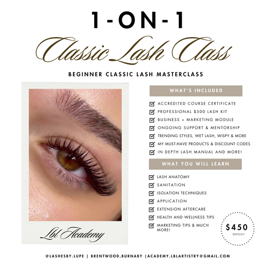 Classic Lash Masterclass - In person course